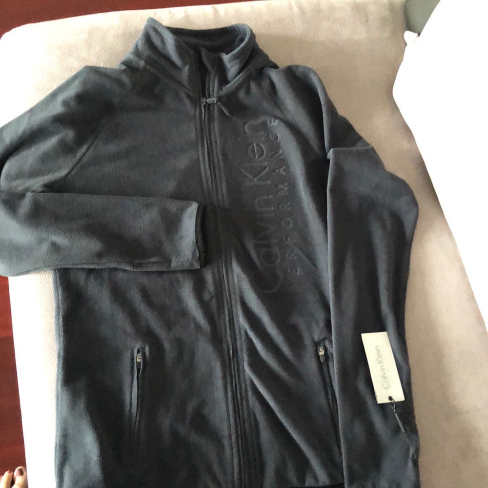 Calvin Klein soft fleece activewear jacket